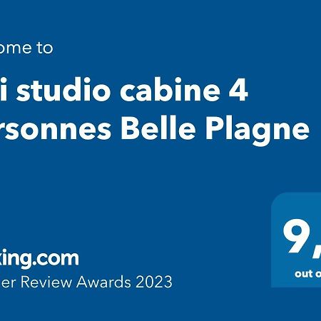 Апартаменти Joli Studio Cabine 4 Personnes Belle Plagne La Plagne-Tarentaise Екстер'єр фото