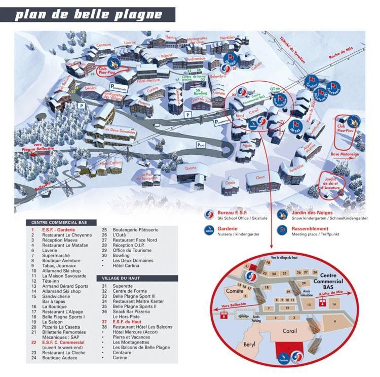 Апартаменти Joli Studio Cabine 4 Personnes Belle Plagne La Plagne-Tarentaise Екстер'єр фото