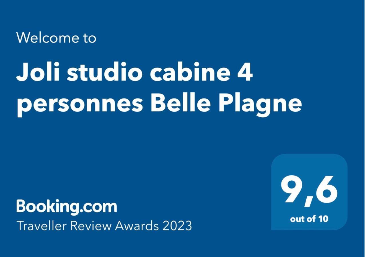 Апартаменти Joli Studio Cabine 4 Personnes Belle Plagne La Plagne-Tarentaise Екстер'єр фото